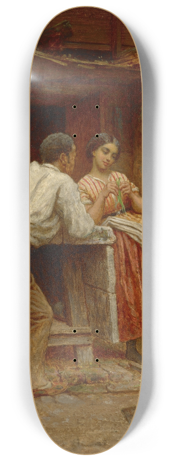 Eastman Johnson - Southern Courtship 8.25 inch art skate deck