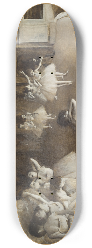 Edgar Degas - Ballet Rehearsal On Stage 8.25 inch art skate deck
