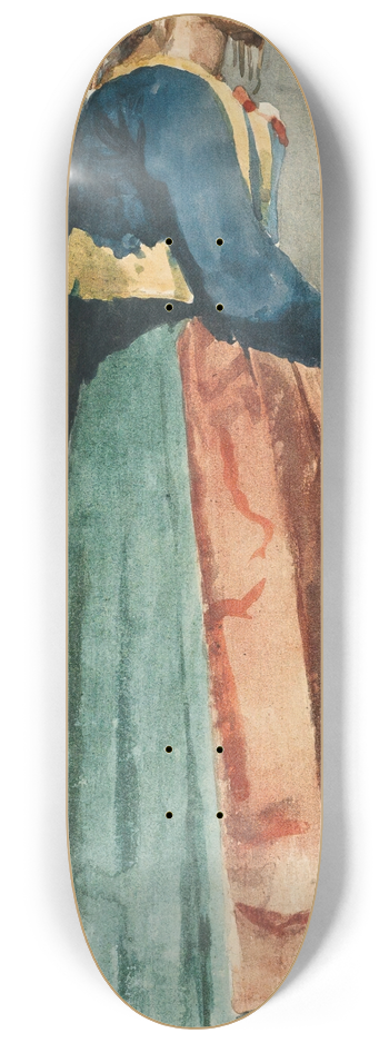 Edgar Degas - Italienne 8.25 inch art skate deck