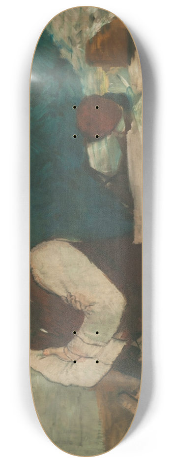 Edgar Degas - Retrato de Diego Martelli 8.25 inch art skate deck