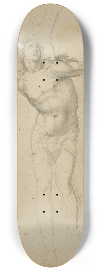 Edgar Degas - Saint Sbastien 8.25 inch art skate deck