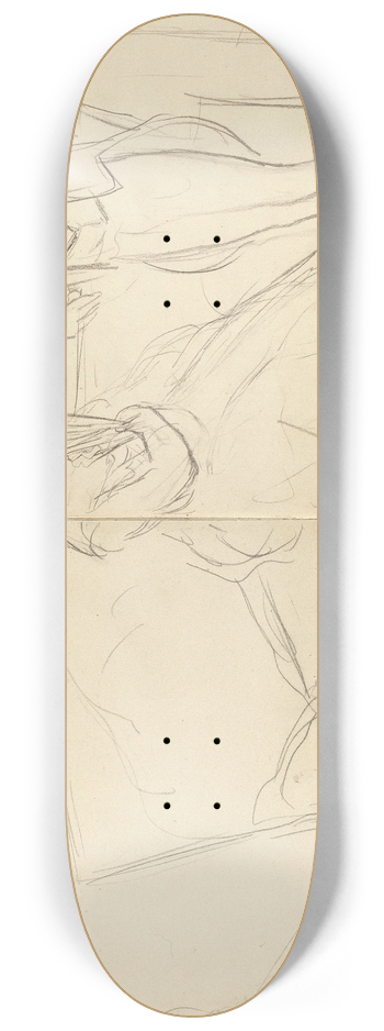 Edgar Degas - Soire 8.25 inch art skate deck