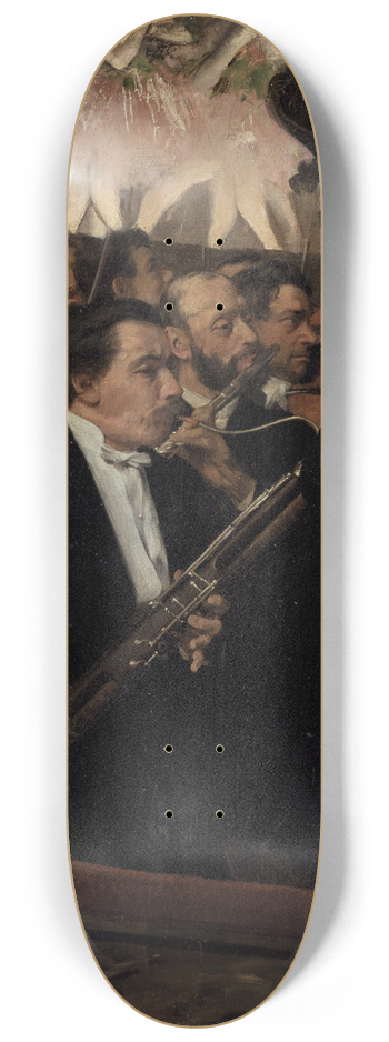 Edgar Degas - The Orchestra At The Opera 8.25 inch art skate deck