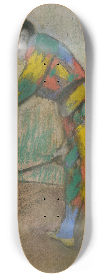 Edgar Degas - Two Harlequins 8.25 inch art skate deck