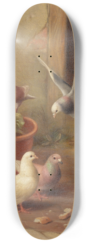 Edgar Hunt - Feeding time 8.25 inch art skate deck