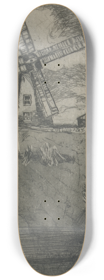 Edgar M. Wilson - Sarre Mill 8.25 inch art skate deck
