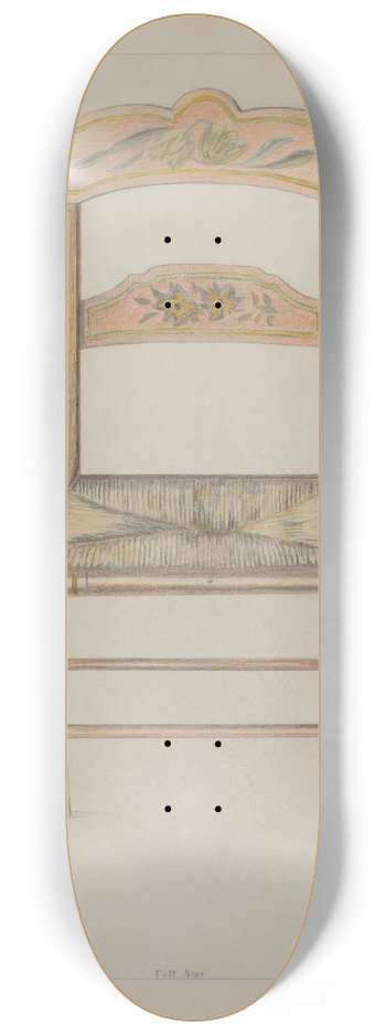 Edith Magnette - Toy Chair 8.25 inch art skate deck