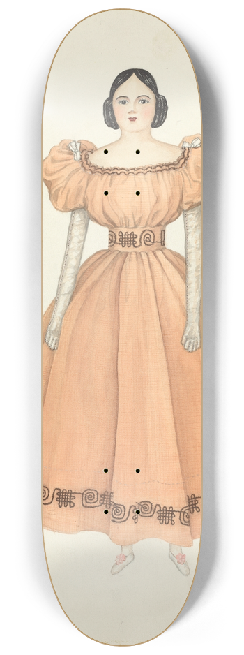 Edith Towner - Doll  Rachel 8.25 inch art skate deck