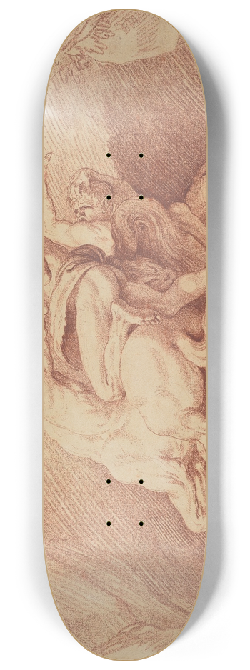 Edm Bouchardon - Hercules Subduing the Centaurs 8.25 inch art skate deck