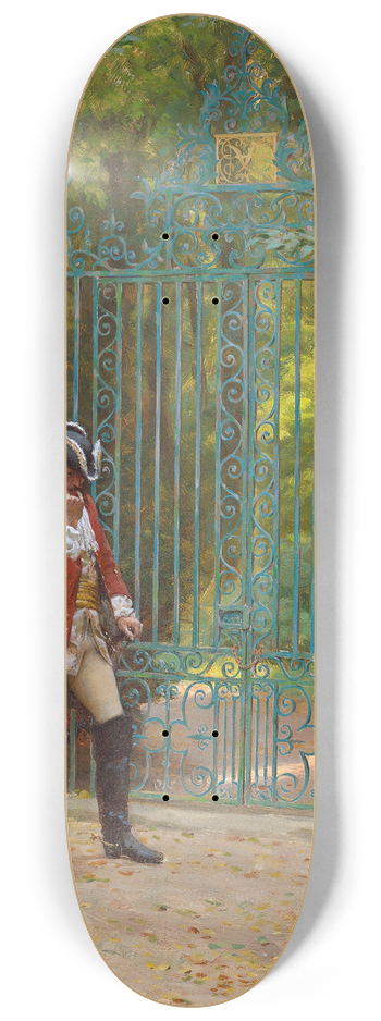 Edmund Blair Leighton - The Appointed Time 8.25 inch art skate deck