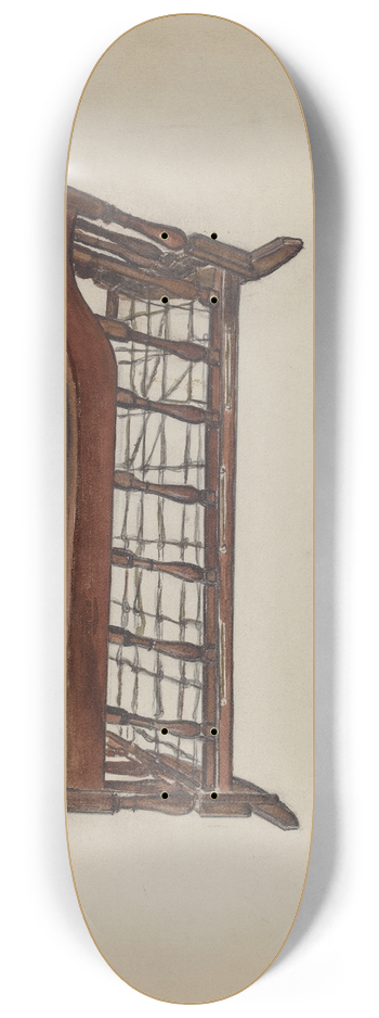 Edna C. Rex - Babys Cradle 8.25 inch art skate deck