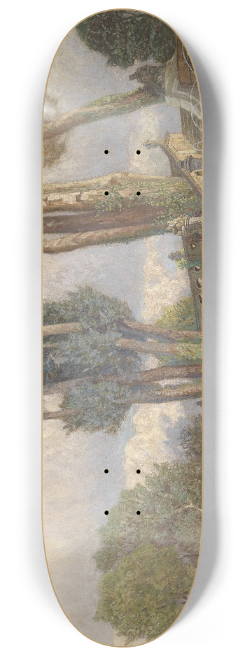 Eduard Ameseder - Spielende Kinder 8.25 inch art skate deck
