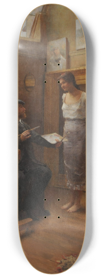 Eduardo Svori - In the workshop 8.25 inch art skate deck