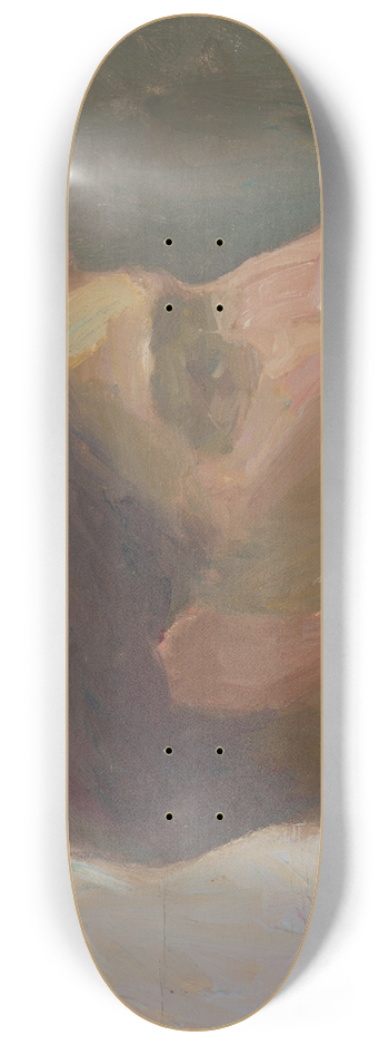 Eduard Putra - Head Study of a Young Man 8.25 inch art skate deck