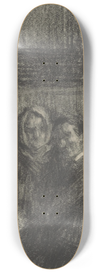 Eduard Putra - Study of Mother with Son 8.25 inch art skate deck