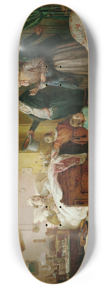 Eduard Ritter - Der kranke Musiker 8.25 inch art skate deck