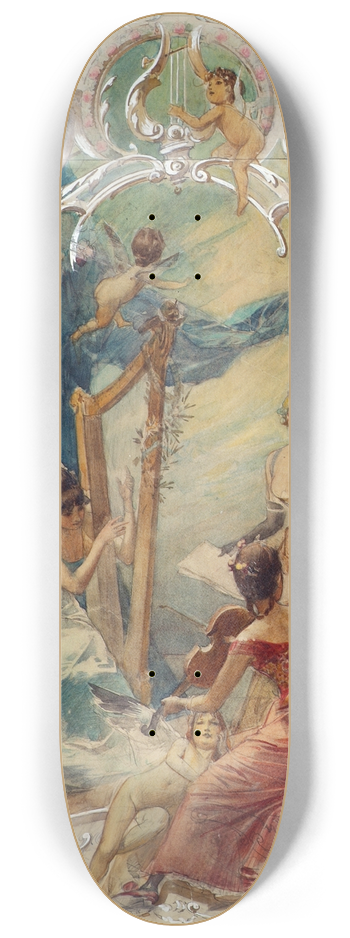 Eduard Veith - Gesang 8.25 inch art skate deck