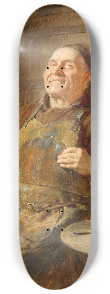 Eduard von Grtzner - Beschauliche Ruhe 8.25 inch art skate deck