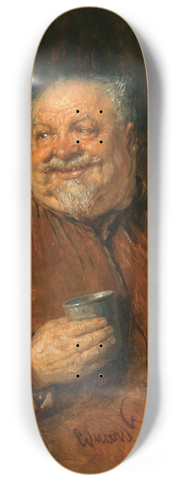 Eduard von Grtzner - Falstaff 8.25 inch art skate deck