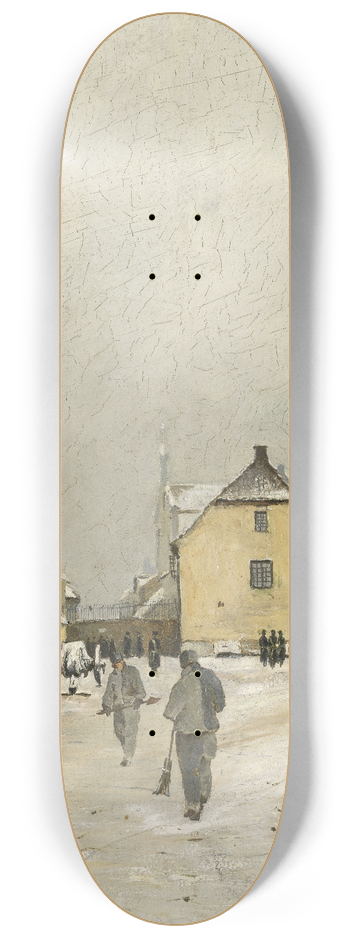 Edvard Diriks - From the Jail at Akerhus 8.25 inch art skate deck