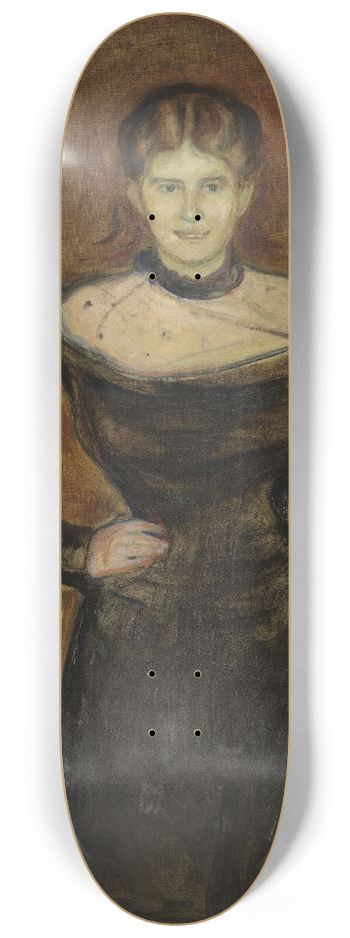 Edvard Munch - Aase Nrregaard 8.25 inch art skate deck