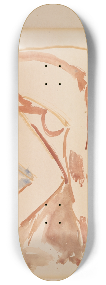 Edvard Munch - Framoverbyd kvinneakt 8.25 inch art skate deck