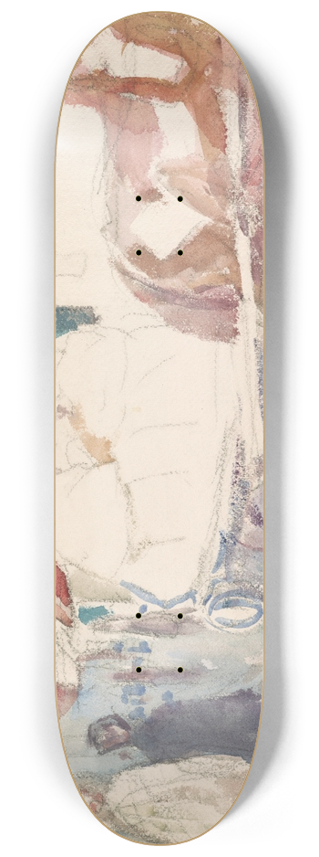 Edvard Munch - Hest og vogn i gate 8.25 inch art skate deck