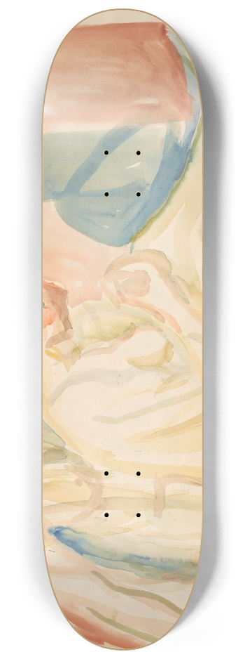 Edvard Munch - Sittende naken mann og kvinne 8.25 inch art skate deck