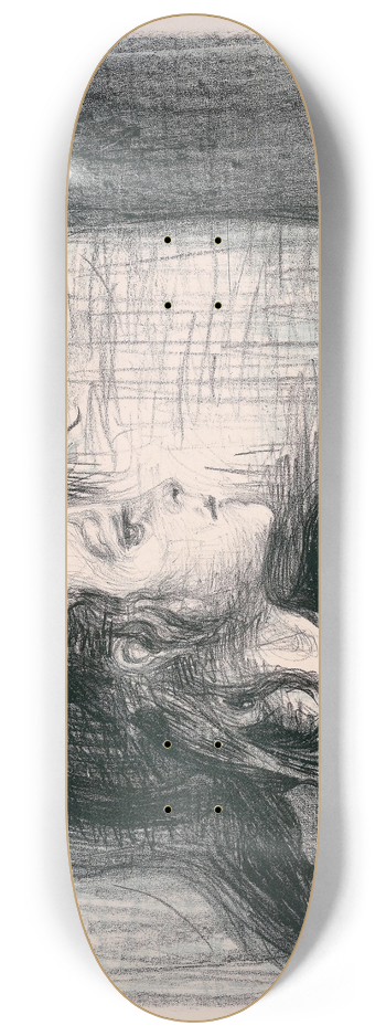 Edvard Munch - The Sick Child I 8.25 inch art skate deck