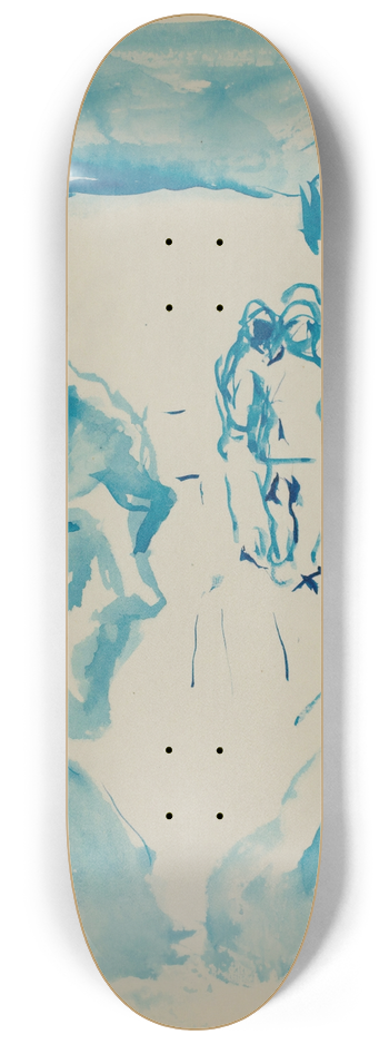 Edvard Munch - Untitled 6 8.25 inch art skate deck