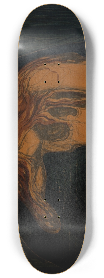 Edvard Munch - Vampire II 8.25 inch art skate deck
