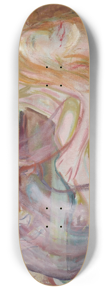 Edvard Munch - Women in the Bath 8.25 inch art skate deck