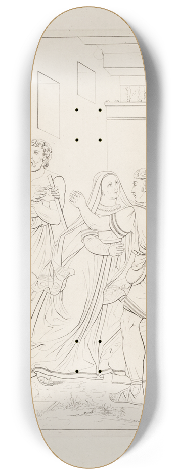 Edvard Sonne - Scene af Tobias` Historie 8.25 inch art skate deck