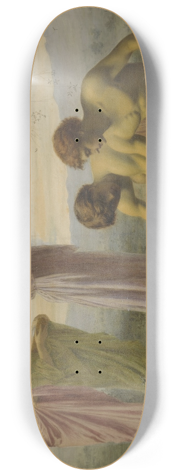 Edward Clifford - Israelites Gathering Mana 8.25 inch art skate deck