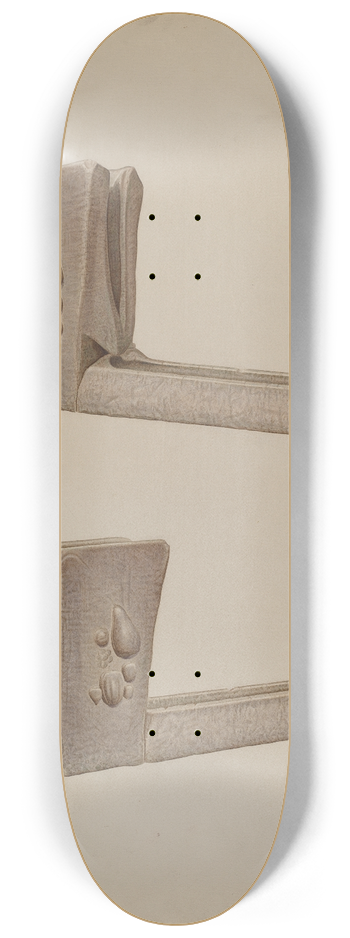 Edward DiGennero - Drinking Fountain 8.25 inch art skate deck
