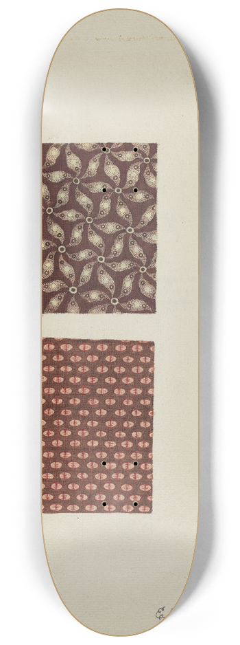 Edward D. Williams - Printed Cotton Swatches 8.25 inch art skate deck