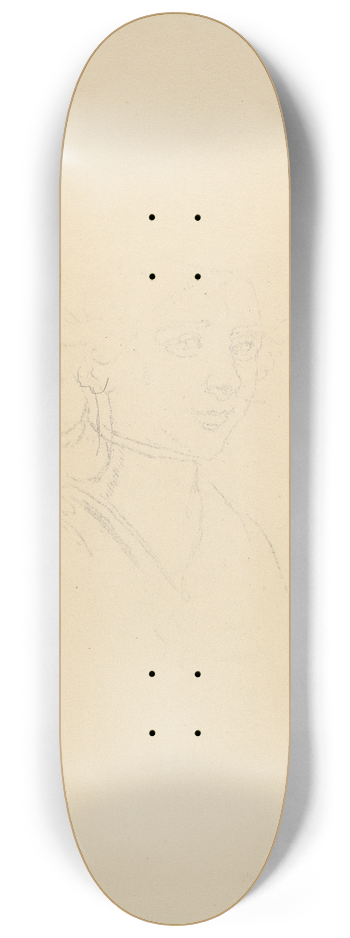 Edward Francis Burney - Miss F.B. (Francis Burney) 8.25 inch art skate deck