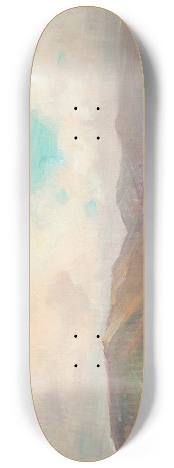 Edward Fristrm - Wellington Harbour from Muritai 8.25 inch art skate deck