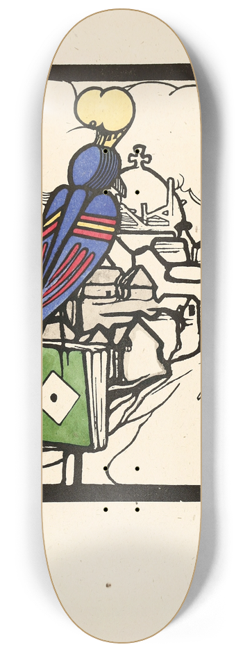 Edward Gordon Craig - Bird of a feather 8.25 inch art skate deck