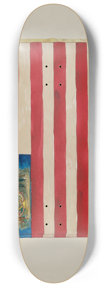 Edward Grant - Flag  Mexican War 8.25 inch art skate deck