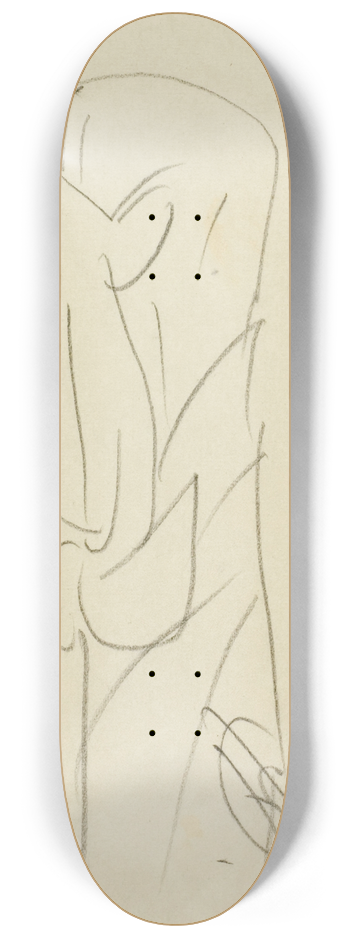 Edward Henry Corbould - Man with a Large Bow Tie 8.25 inch art skate deck