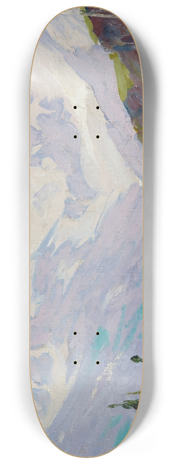 Edward Henry Potthast - Canadian Rockies 8.25 inch art skate deck