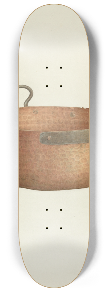 Edward Jewett - Copper Vat 8.25 inch art skate deck