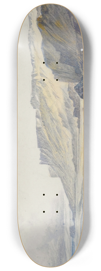 Edward Lear - Ascalon, Palestine 8.25 inch art skate deck