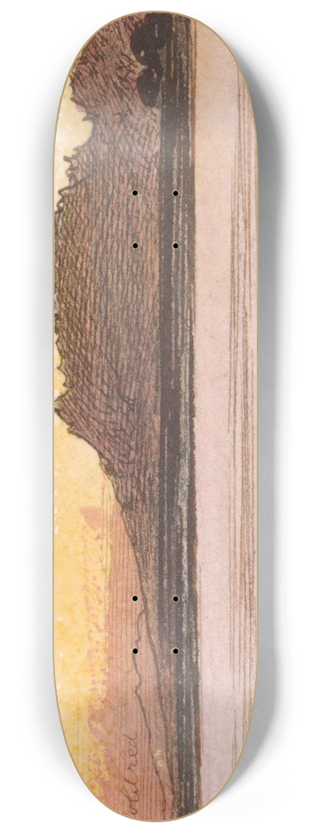 Edward Lear - Maharraka 8.25 inch art skate deck