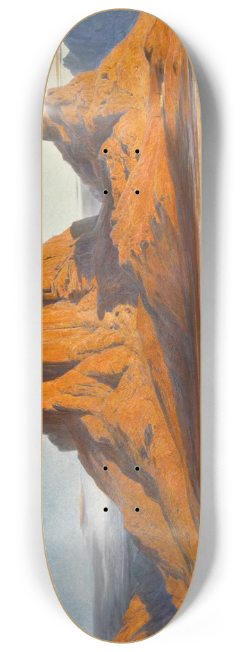 Edward Lear - Mount Sinai 8.25 inch art skate deck