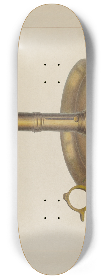 Edward L. Loper - Brass Candlestick 8.25 inch art skate deck