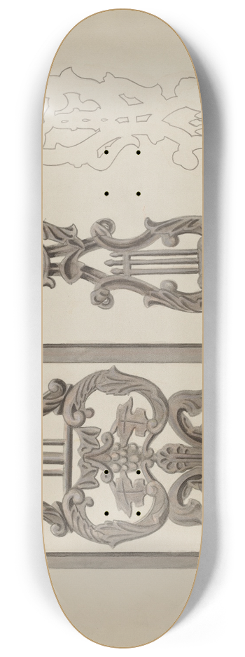 Edward L. Loper - Iron Bannister 8.25 inch art skate deck