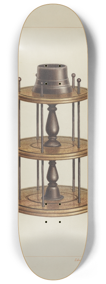 Edward L. Loper - Spool Holder 8.25 inch art skate deck