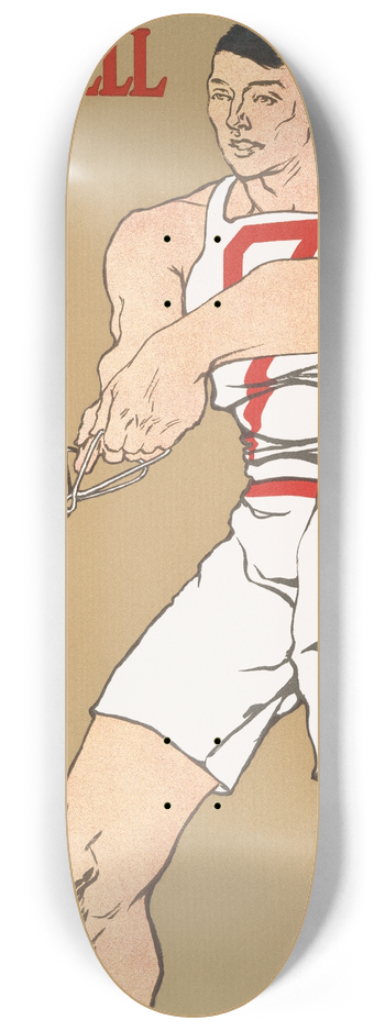 Edward Penfield - Cornell 8.25 inch art skate deck